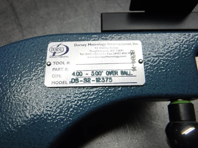 Dorsey 4-5" Over Ball Dial Snap Gage DS-S2-12375 (LOC1179B)