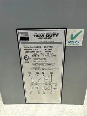 USED Hevi Duty HS1F 1.5AS