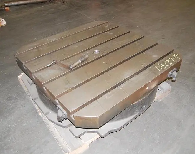 Used GIDDINGS & LEWIS MANUAL NON AIR LIFT Rotary Tables Pennsylvania US | Hildebrand Machinery Co. #1485901