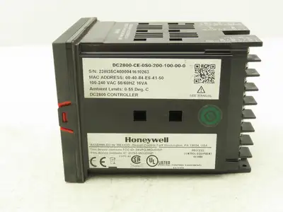 Honeywell DC2800CE0S0200100000 DC2800 Universal Digital Temperature Controller