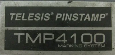 USED TELESIS TMP4100 PINSTAMP MARKING HEAD
