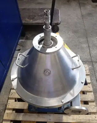 Macfuge 325 CHPT 3SK-P self-cleaning biodiesel purifier, 316SS.