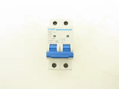 Chint NB1-63 D25 Circuit Breaker 2-Pole 6000A 400V Lot of 3