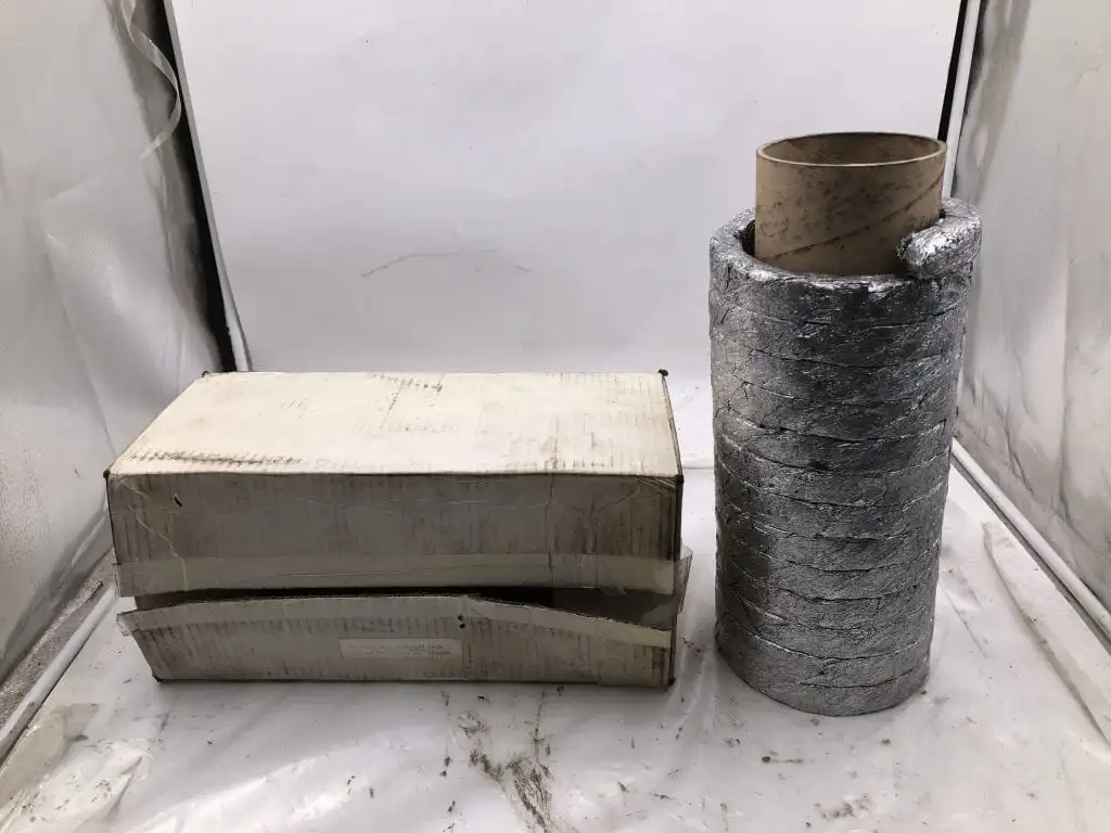 Garlock Style 633 7/8″ Aluminium Foil Over Teflon Compression Packing 12ft -NIB