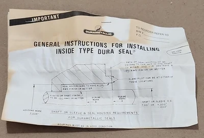 NEW Durametallic 58292