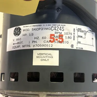 Used GE 5KCP39MGC424S HVAC Parts and Equipment Ohio US | Surplus Asset Holdings #1290379