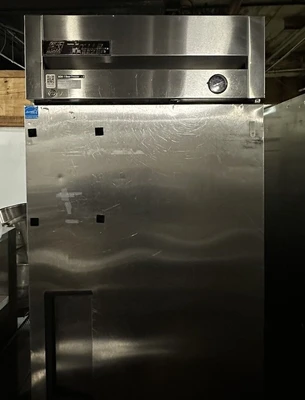 174-0004 True T-23F Stainless Steel Self Contained 1 Door Reach In Freezer