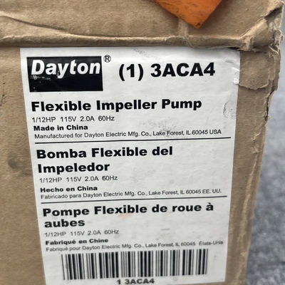 New | in-Stock Dayton 2ZXN7 Pumps (liquid, other) California US | Davliegogo LLC #1705300