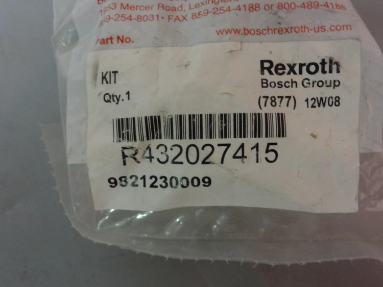 Used REXROTH BOSCH 7877 12 W 08 Industrial Controls | BG Industrial Surplus #471963