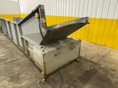 36" WIDE X 240" LONG NEXGEN INCLINED RUBBER BELT CONVEYOR:  STOCK #24239