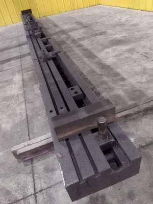 18' LONG T-SLOTTED RAIL DIE PLATE: STOCK #24011