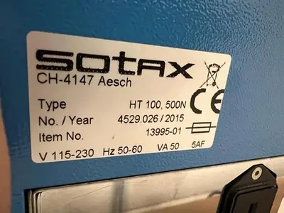Sotax model HT100.500N automatic tablet testing system