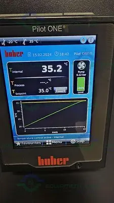 USED HUBER UNISTAT 060T RECIRCULATING CHILLER / COOLER -20 TO 40 °C W/ PILOT ONE