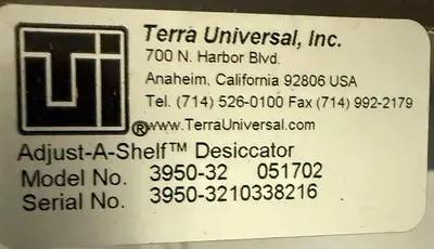(6) Terra Universal Clean Cabinets