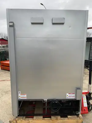 New | in-Stock True Old Stock 2023 54" True GDIM-49NT-HC~TSL01 Glass 2 Door Bag Ice Merchandiser Indoor Freezer 120V Display Freezers Illinois US | Falcon Restaurant Supply #1375778