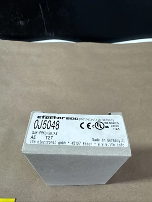 New IFM 0J5048 Photoelectric Sensor Warranty Fast Shipping 🇺🇸