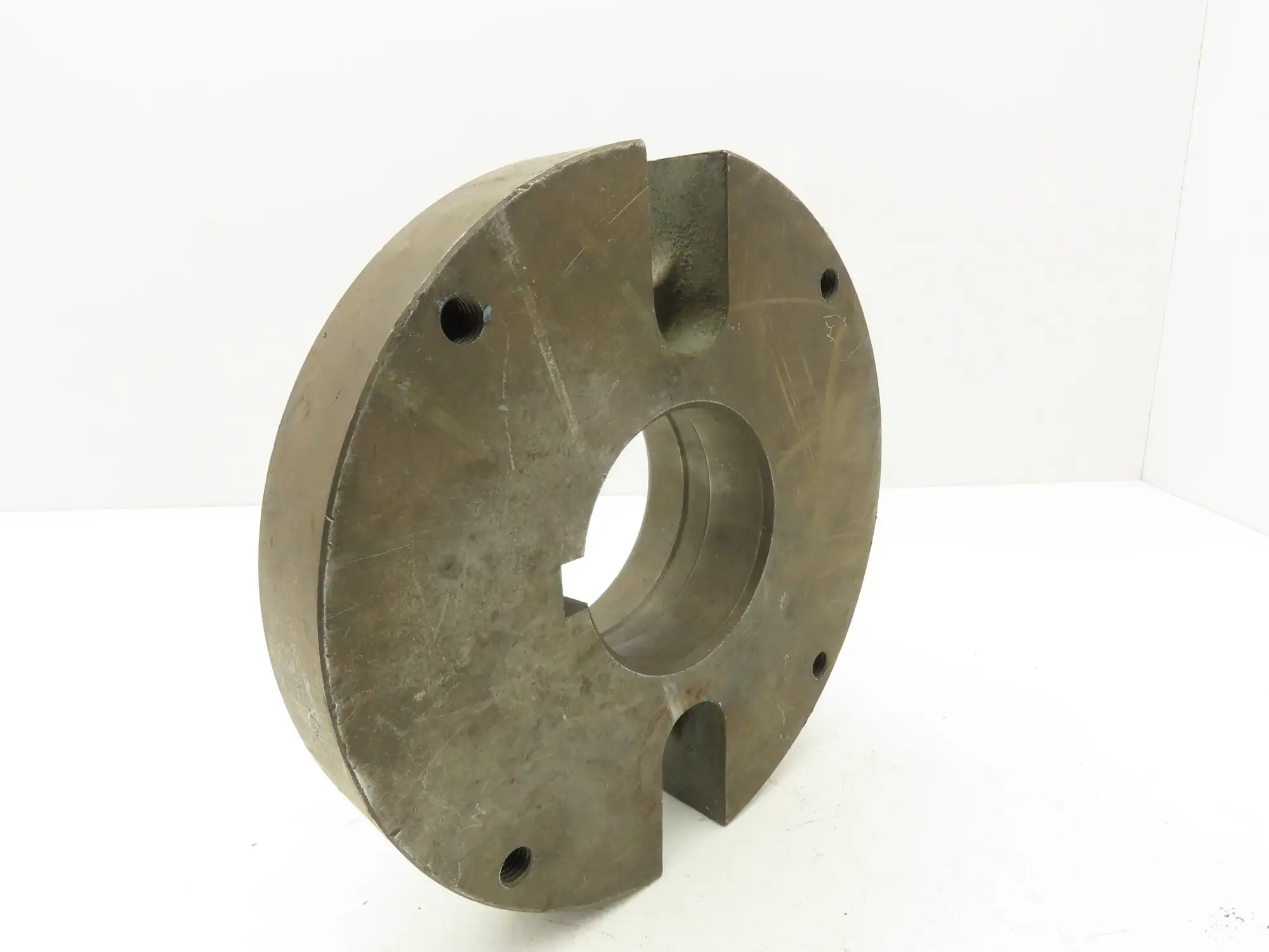 Lathe Dog Drive Face Plate Cast Iron 	6"-8UNC Direct Screw 9.5"OD