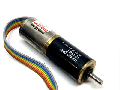 USED MAXON MOTOR GEARHEAD DC GEAR MOTOR 3MM SHAFT ASSEMBLY
