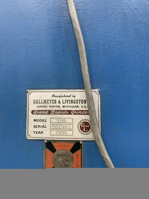 USED GALLMEYER & LIVINGSTON 580