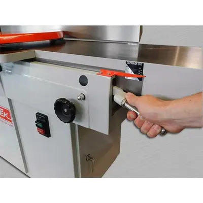 Cantek J127LH 12'' Jointer w/ Spiral Cutterhead (3PH)