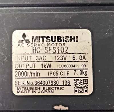 Used Mitsubishi Electric (HCSFS102) Servo Drives California US | Amiron Machinery #1275531