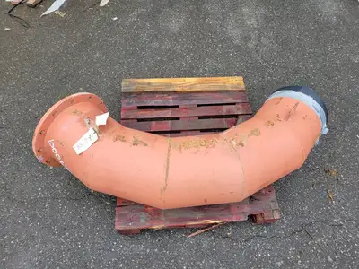 14" 90 Deg, Vic to Flange Elbow TV-0838