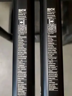 SICK C4C-SA15010A10000/C4C-EA15010A10000 SAFETY LIGHT CURTAIN SET. 5C-9