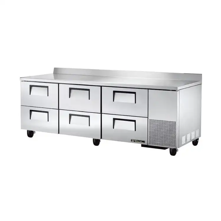 Used True TWT-93D-6-HC Worktop Refrigerators Illinois US | Falcon Restaurant Supply #1374049
