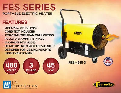 Used FOSTORIA _UNKNOWN_ Infrared Heaters South Carolina US | General Equipment and Supply #1491272