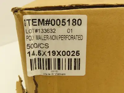 Poly Mailer 14.5" x 19" 2.5 Mil Shipping Envelope Self Sealing Bag 500 Per Case