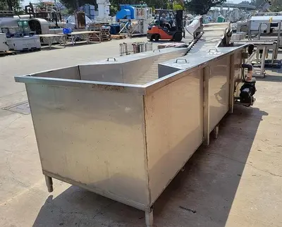 Washer, Prewash Tank, 1,000 Gallon, Stainless Steel, Apple Bath, #C744145