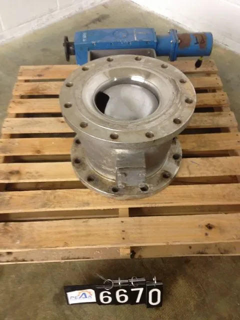 Neles Jamesbury 10"-150 V-Ball Control Valve