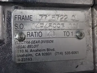 USED ELECTRAGEAR CORPORATION 7716722 QL