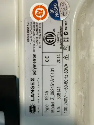 Hach Polymetron 9245 (Z_09245=A=0101) 100-240V 50-60Hz 80Va (12.6.6)