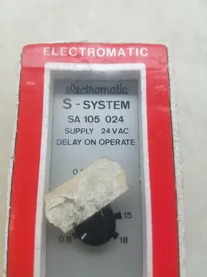 New | in-Stock ELECTROMATIC DELAY ON OPERATE 3-60 SECONDS Relays & Switches Michigan US | ND Industrial Surplus #1208302