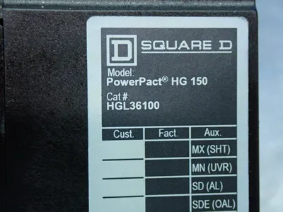 USED SQUARE D HGL36100