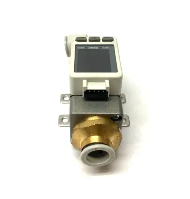 USED SMC DIGITAL AIR FLOW SWITCH 5~500L/MIN, DUAL-COLOR