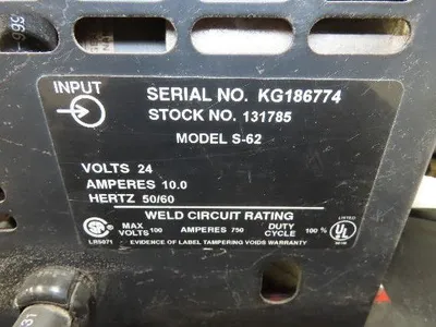 Miller S-62 Mig Welder Wire Feeder 24V Series 60 Millermatic Single Spool