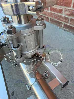 Used SILVERSON FMX25 HIGH SHEAR POWDER TO LIQUID MIXER 7.5 HP MOTOR W/ POWDER HOPPER High Shear Mixers California US | Equipment Lab #1693691