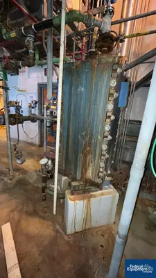 USED SGL Systems 99 Sq Ft SGL Carbon Unibloc Heat Exchanger, 100/100#