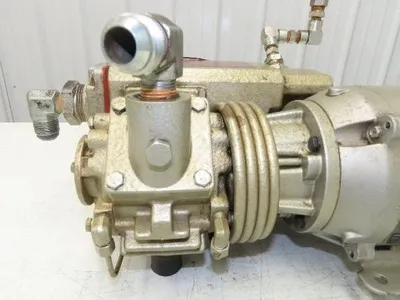 Airtech L-21-G1 Oil Flooded Rotary Vane Vacuum Pump 15 CFM 1Hp 230/460V 3PH
