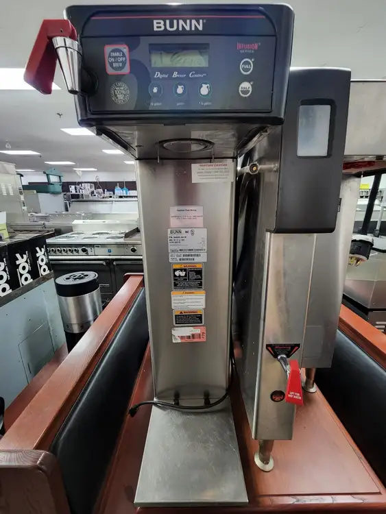 Used Bunn Used Bunn ICB-DV Infusion Series® Coffee Brewer Machine - Tall - 120V Coffee Equipment Illinois US | Falcon Restaurant Supply #1376850