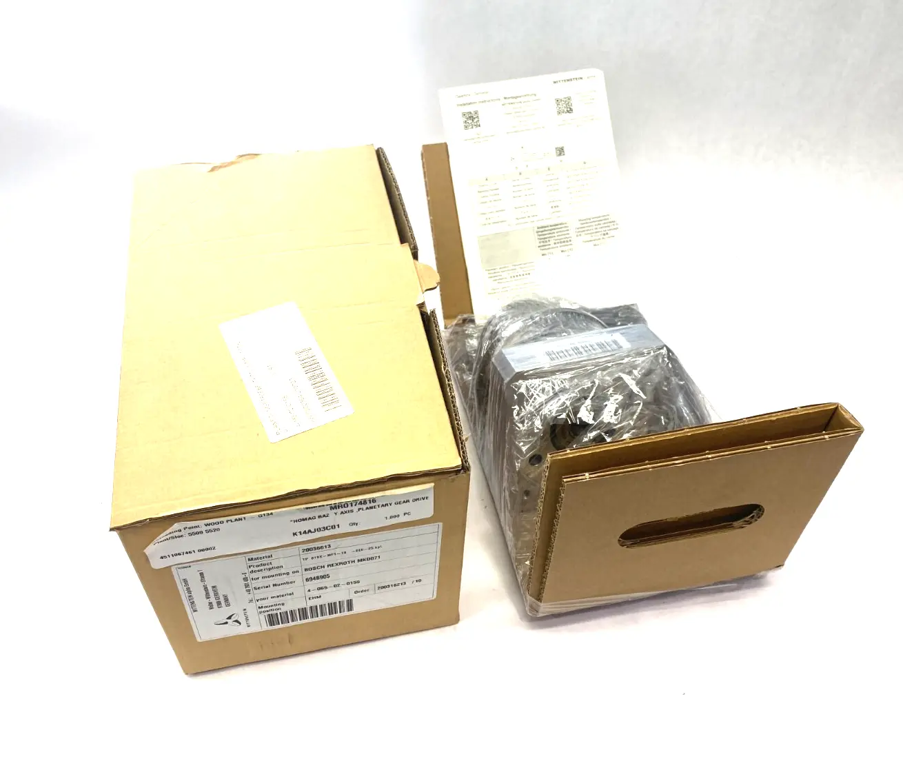 NEW WITTENSTEIN PLANETARY GEARBOX