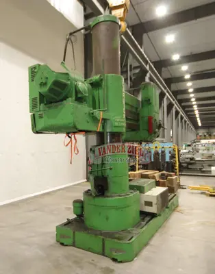 Carlton 8’ x 19” Radial Drill, Model 4A - Add An Inverter Drive - Make it Like New!!