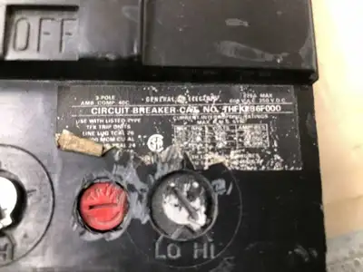 GE THFK28F000 225A 3 Pole Molded Case Circuit Breaker 600VAC 250VDC