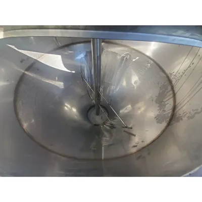 Used 15 Cu. Ft. Stainless Steel Hopper with 3/4HP Agitator