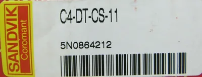 NEW SANDVIK Z07-26800-00 COROMANT CAPT MILLIN M-TOOL-P 5461-100-111 C4-DT-CS-11