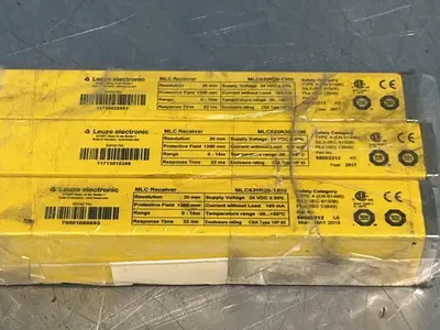 Used LUEZE ELECTRONIC MLC520R201200 Light Curtains & Grids Ohio US | HGR 24 #1280591