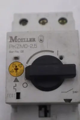 LOT OF TWO MOELLER MOTOR STARTER  3 POLE PKZMO-2.5 STOCK K-3450