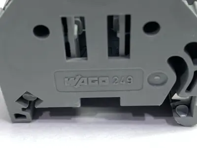 USED WAGO SCREWLESS END STOP TERMINAL BLOCK LOT OF 10